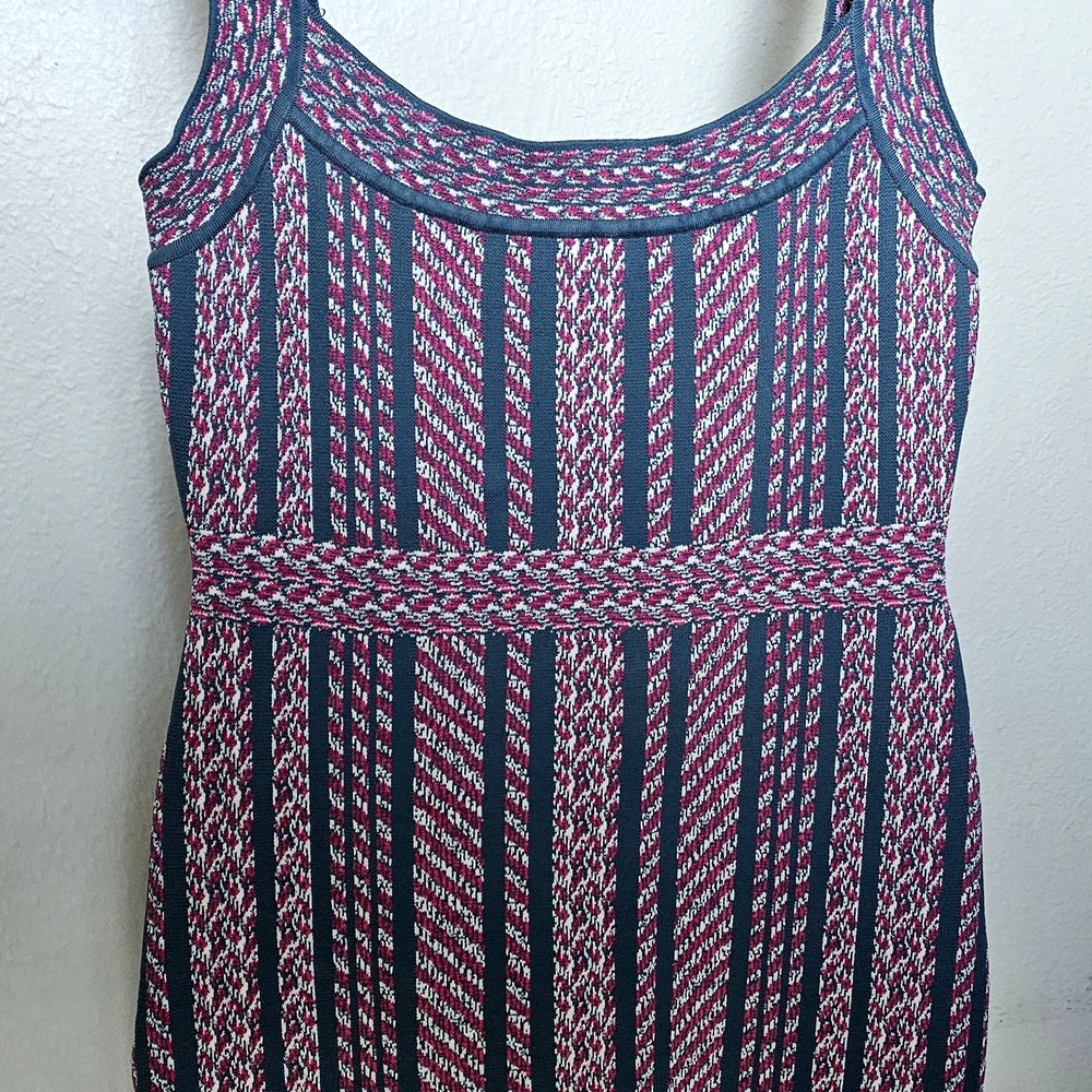 BCBGMaxAzria Pink and Black Mini Dress